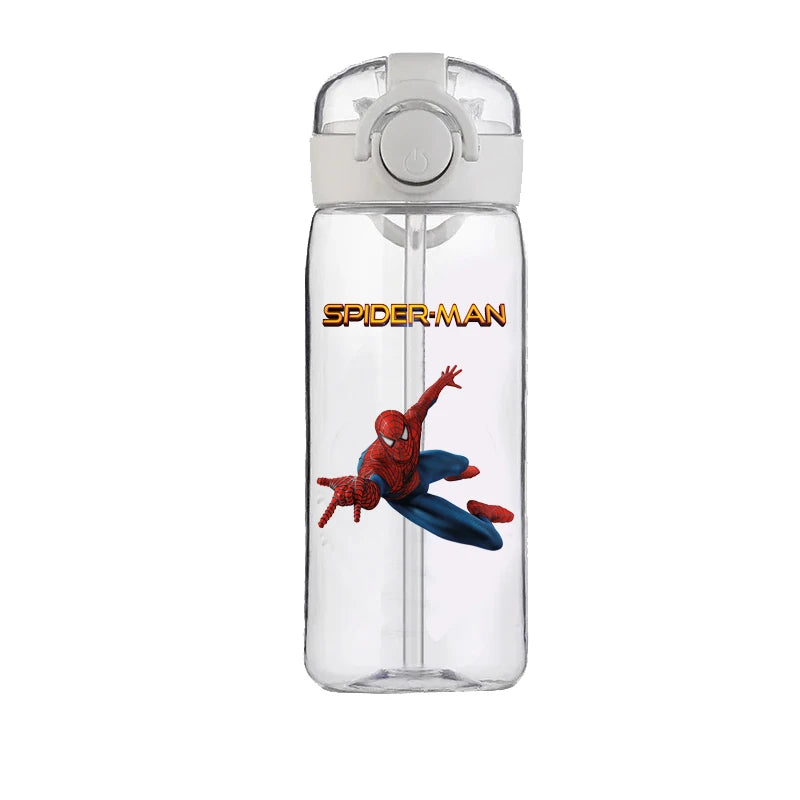 Copo Marvel 400ML Homem-Aranha, Grande Capacidade, Resistente ao Calor, Presente Infantil.