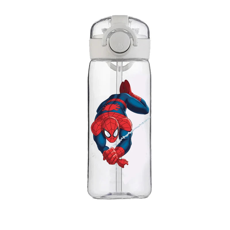 Copo Marvel 400ML Homem-Aranha, Grande Capacidade, Resistente ao Calor, Presente Infantil.