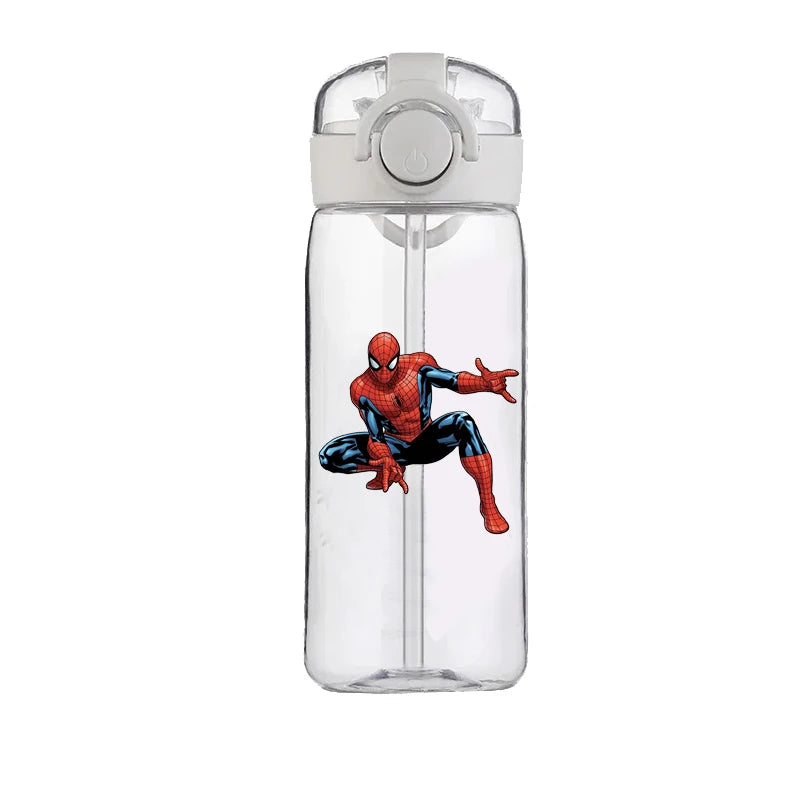 Copo Marvel 400ML Homem-Aranha, Grande Capacidade, Resistente ao Calor, Presente Infantil.