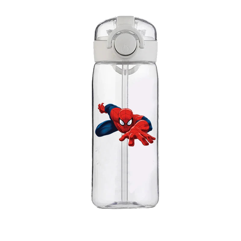 Copo Marvel 400ML Homem-Aranha, Grande Capacidade, Resistente ao Calor, Presente Infantil.