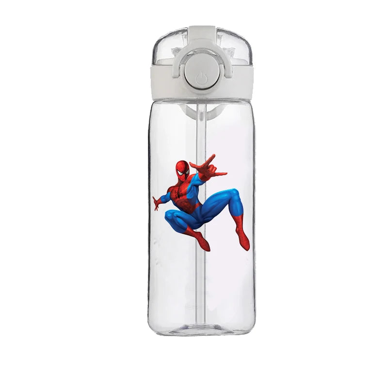 Copo Marvel 400ML Homem-Aranha, Grande Capacidade, Resistente ao Calor, Presente Infantil.