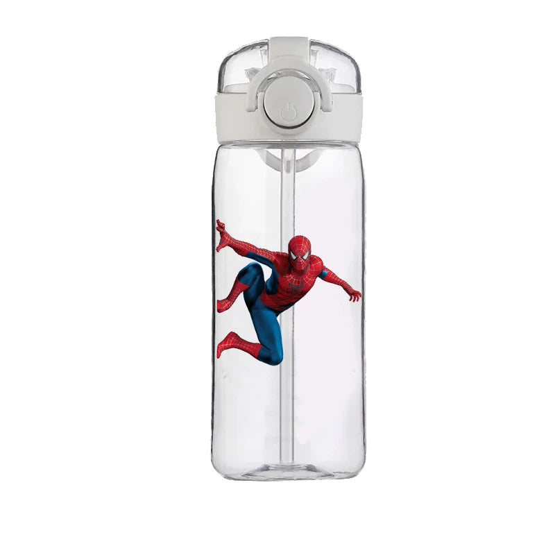 Copo Marvel 400ML Homem-Aranha, Grande Capacidade, Resistente ao Calor, Presente Infantil.